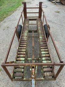 vlek za traktor, přepravník dřeva, plaťák, vozík - 10