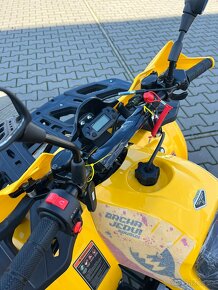 Dětská čtyřkolka Piranha Veyron 125cc 1G8 - žlutá - 10