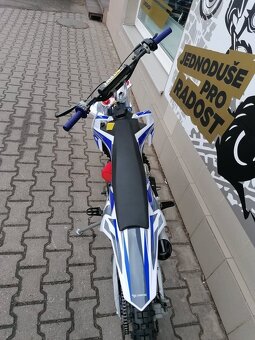 Pitbike Shark 125ccm 17x14 modrá - 10