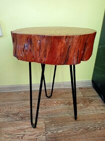 Stolek, stolička, třešeň,masiv, dekorace,doplněk, doplňky - 10