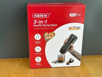 Hibrew H4A Premium cestovní kávovar 3v1, NOVÝ, záruka - 10