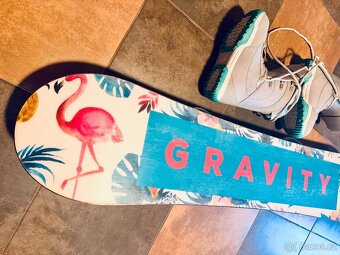 Prodám set Gravity vel.140 + snb boty gravity vel.38.5 - 10