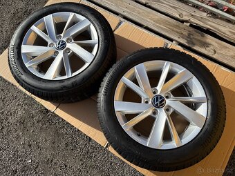 Alu kola 5x112 r16 VW Gavia + zimní pneu 205/55/16 - 10