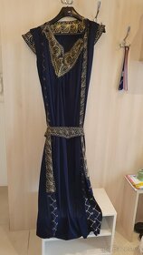 kostým sukně a sako modré, KABÁTEK KOŽENÝ - 10