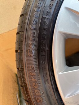 Prodám alu kola na škodu octavii 3 225/45ZR17 stav nové - 10