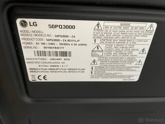 Plasmova TV LG s úhlopříčkou 125 cm - 10
