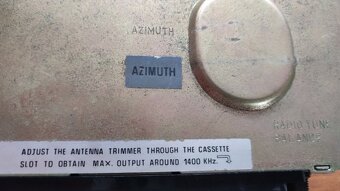 Retro autorádio SANYO - kazetový přehrávač AM - plně funkční - 10