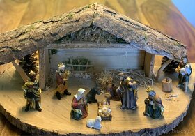 Ručně dělané dřevěné Betlémy s figurkami - 10