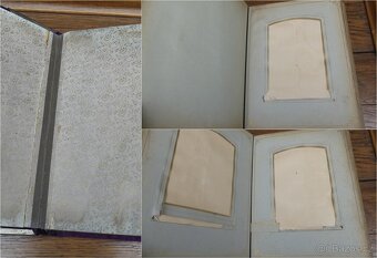 Alba na kabinetní fotografie, secesní fotoalbum - 10
