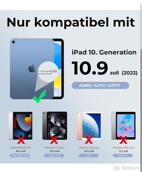 Pouzdro s klávesnicí a trackpadem, Dracool pro iPad 10. gen - 10