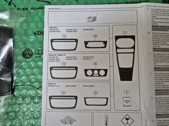 dekor středového panelu design carbon Seat Ibiza (5P, 3P, ST - 10