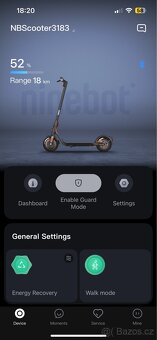 elektrická koloběžka NINEBOT - 10