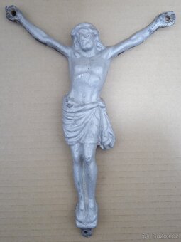 Ježíš Kristus Retro kovová soška - 10