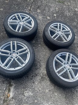 Alu kola Dezent 5x112 s pneu 235/45 R18 – 2× Bridgestone, - 10