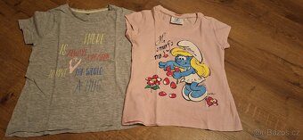 Dívčí trička s krátkým rukávem, legíny, halenka - 10