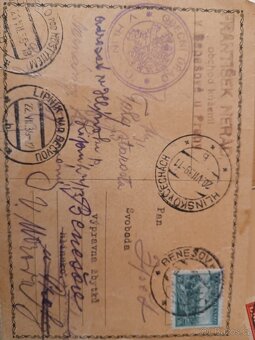 3 díl☺️mix různých dokumentů pohlednic a známek - 10