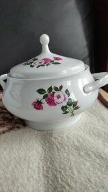 Mísa polévková - 2 ks - růže 3 + 1,2 litru Kahla - 10