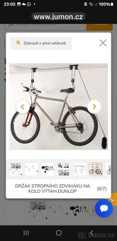 Stropní držák /výtah na kolo dunlop - 10