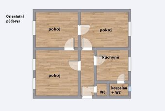 Pronájem, byt 3+1, 98 m2, Ostrava-Mar.Hory, ul. Přemyslovců - 10
