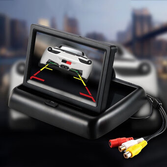 LCD monitor couvací kamery skládací 4.3" + KAMERA 2/1 KOMPL - 10