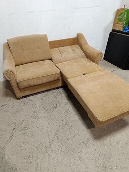 Rozkládací gauč,jedno lůžko, úložný prostor - 10