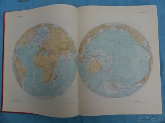Československý vojenský atlas 1965 vazba v kůži - 10