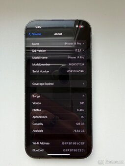 iPhone 14 Pro 128GB Deep purple - 10