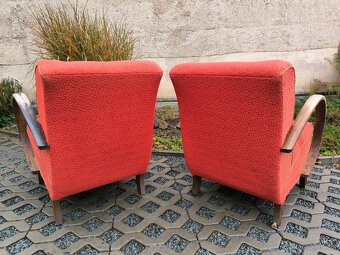 Starožitná Art Deco křesla "C" - Jindřich Halabala - 10