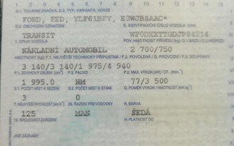 Ford Transit 2.0 TDCI 77KW hydraulické čelo - DPH - 10