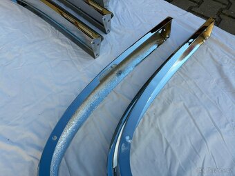 Škoda 100, 110R, 120  - přední nárazník nový chrom - 10