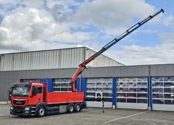 MAN TGS 26.430 – 6x4 – Valník + HR-Palfinger PK 22002 - 10