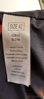 Dámská teplá péřová bunda/kabát Navy Orsay vel.42 - 10