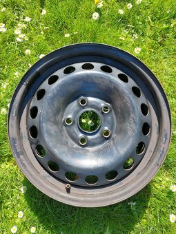 4x Plechové disky Škoda Volkswagen 6Jx15 112 ET47 - 10