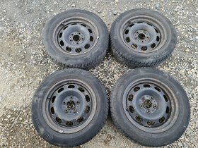 Sada originálníc 16" plechových disků BMW 5x120 + zimní pne - 10