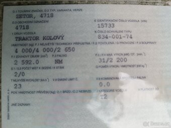 Traktor Zetor - 10