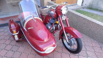 Jawa 350/354-06 kývačka rok 63+ sidecar - 10