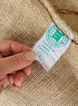 Dekorace: Jutové pytle na kávu, více kusů a více druhů, - 10