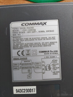 Commax CDV-1020AQ - Luxusní displej ke zvonku / telefonu - 10