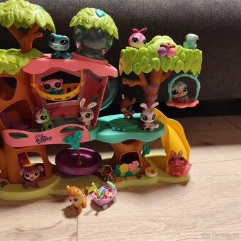 LPS stromový domeček spoustu zvířátek a doplňky - 10