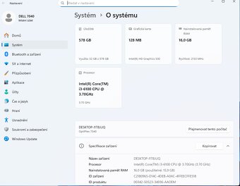 PC SET DELL,16GB DDR4,SSD,AOC 24´nový,WIN 11,zár - 10
