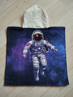 Dětské pončo 55x110 cm-Kosmonaut / Mořský svět N.O.V.É. - 10