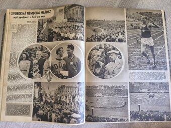 Zviazané športové časopisy Ruch, ročník V., rok 1950 - 10