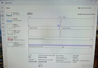 Herní PC - i5 4460, SSD+HDD, GTX 960, 8gb, win 11, wifi - 10
