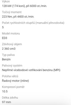 Dodge Caliber pohon všech kol 2.4i 128kw - 10