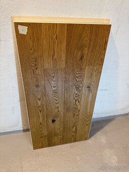 Stolová deska mix dekorů dub masiv - 10