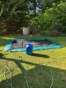 Trampolína Rectangular 5m s ochrannou sítí, doprava v ceně - 10
