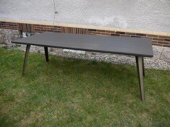 Jídelní stůl City – 230 cm – antracit / kovové nohy - 10