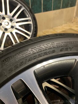 Alu kola Škoda R18 5X112 NOVÉ LETNÍ PNEU 225/40 R18 LUXON - 10
