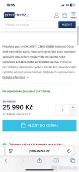 Pekařská pec UNOX XEFR-03HS-EGDN Stefania GO - 10