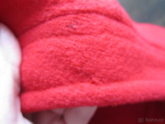 Sytě červený zimní kabát vel. M/38, 100% vlna - 10